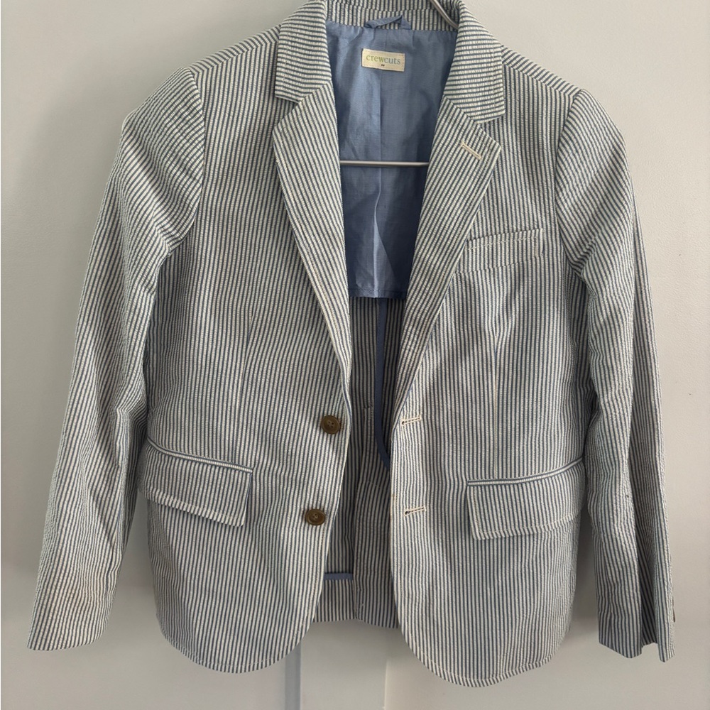 JCrew Crewcuts seer sucker blazer